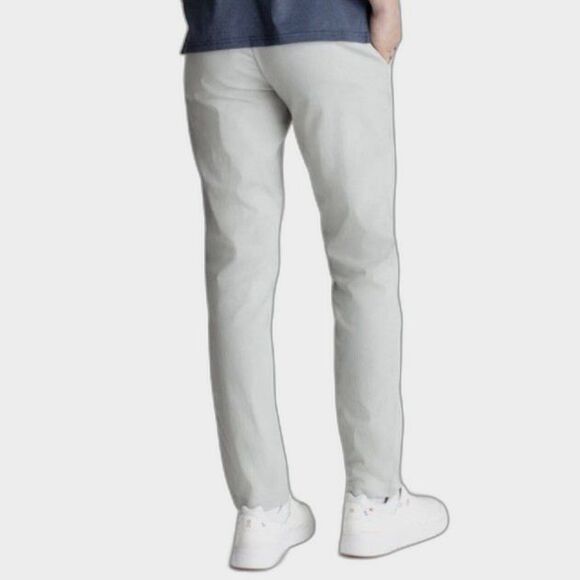 Birddogs Light Gray Flat Front Straight Leg Classic Stretch Khakis Size 34 X 30 - Picture 2 of 14